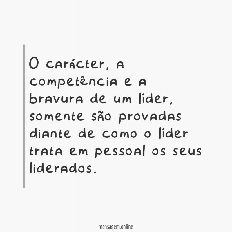 O carácter