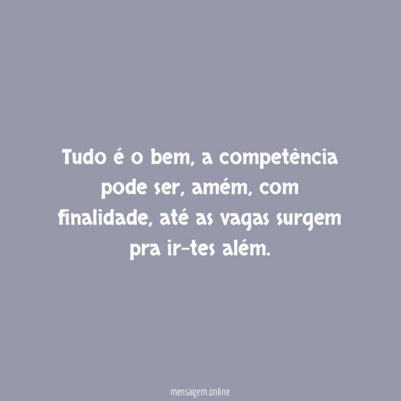 Tudo é o bem