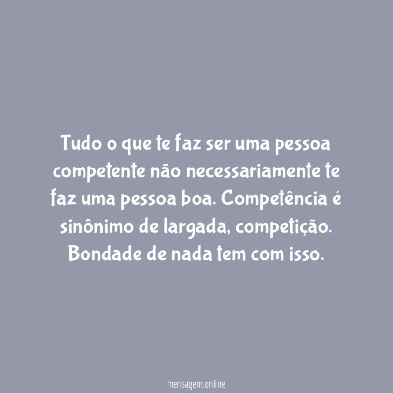 Tudo o que te faz ser uma pessoa