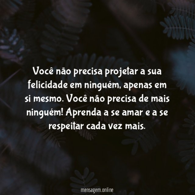 Não precisa
