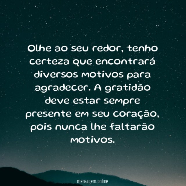 Ao seu redor