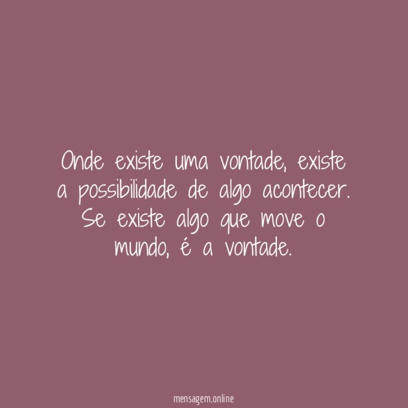 Vontade