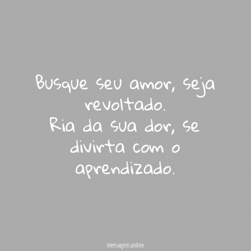 Busque seu amor