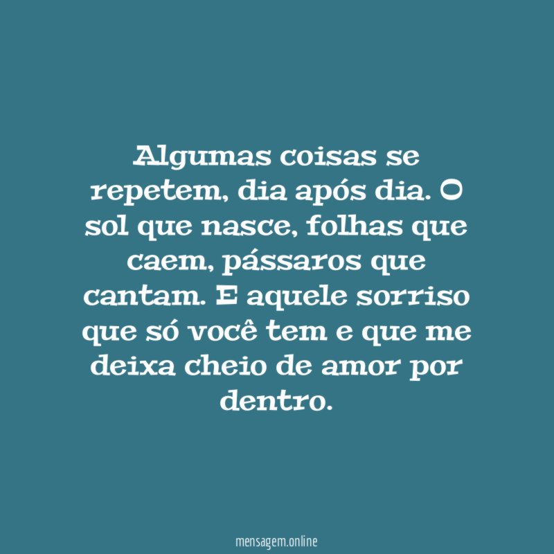 O que se repete