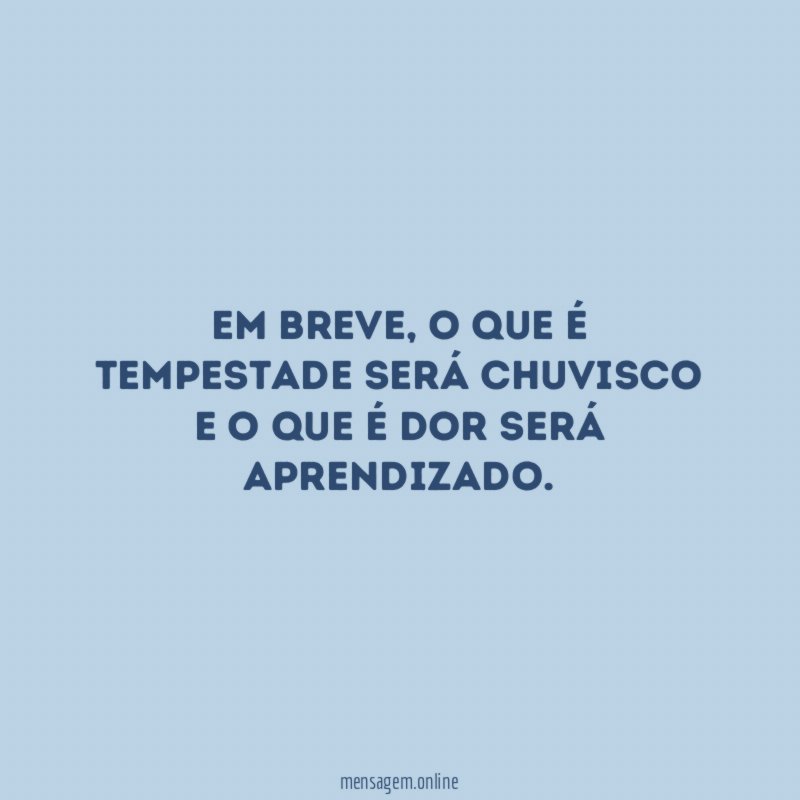 Em breve