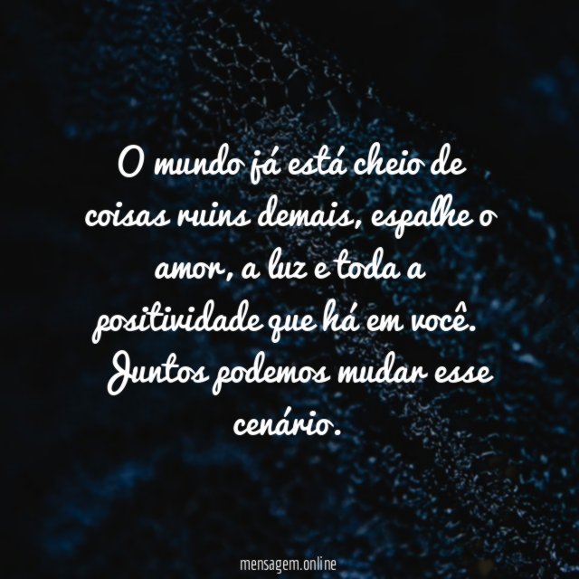 Espalhe o amor!