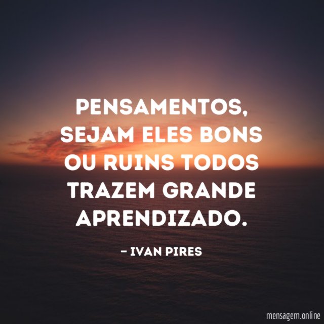 Pensamentos