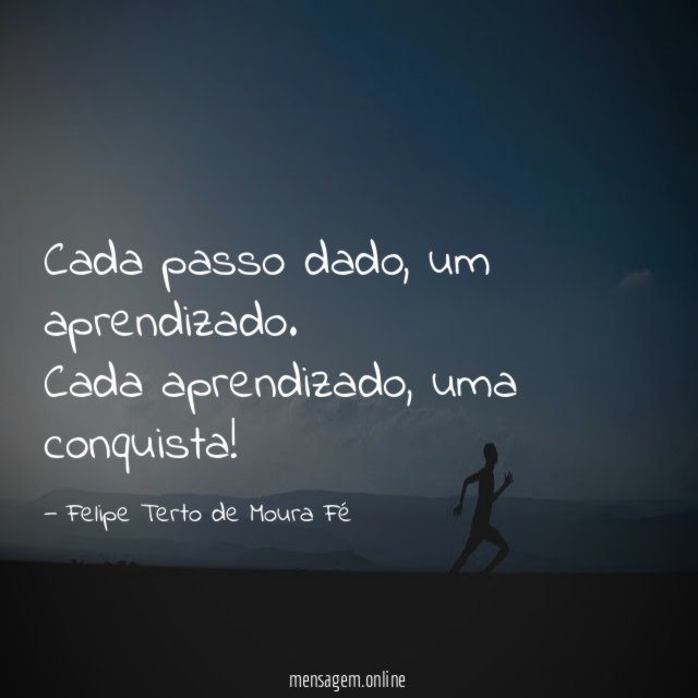 Cada passo dado