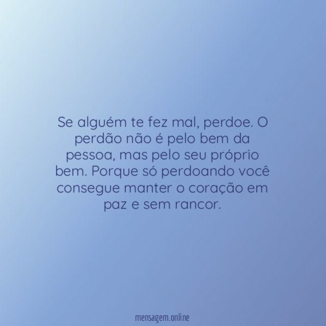 Sem rancor