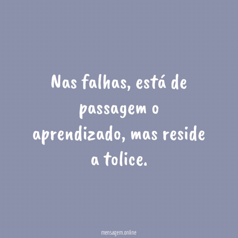 Nas falhas