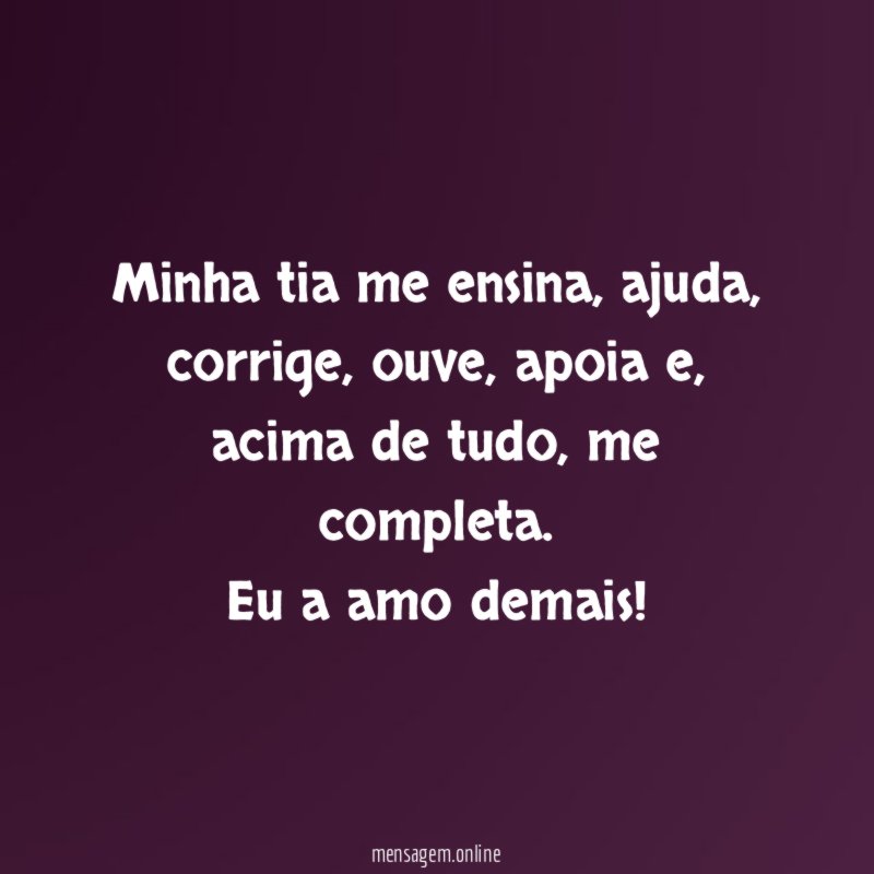 Mais que tia