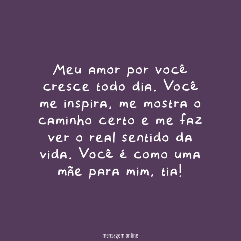 Você me faz crescer