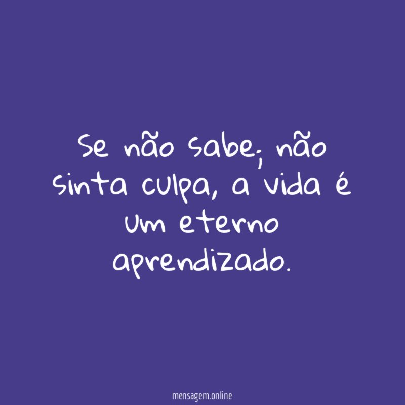 Se não sabe