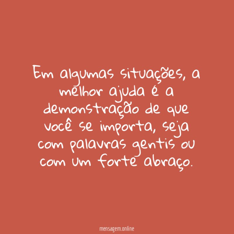 A melhor ajuda
