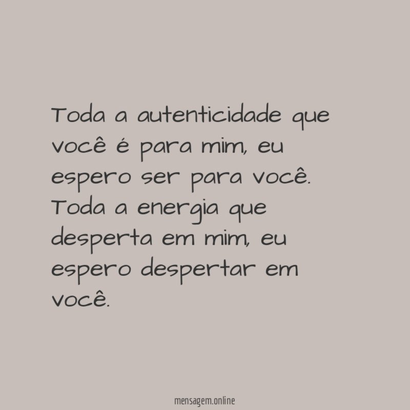 Quero ser para você