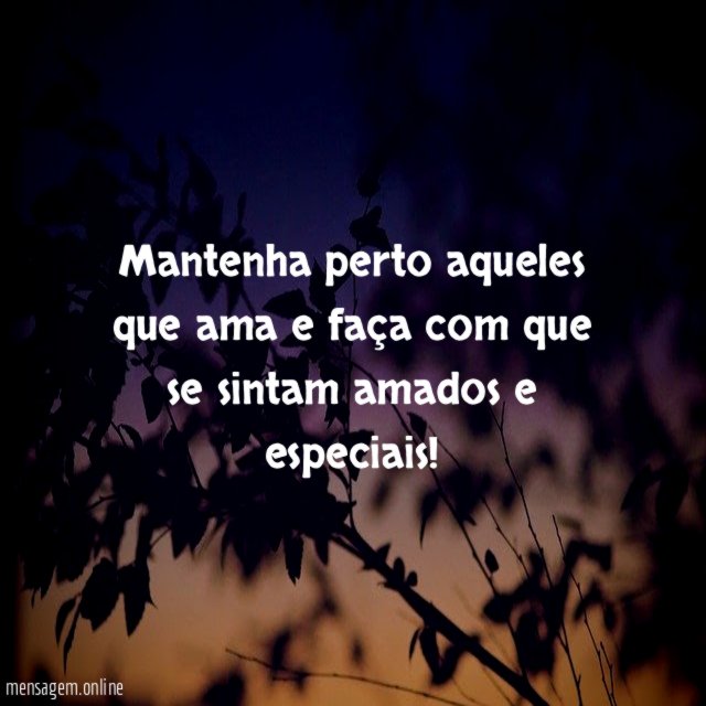 O seu amor para quem ama