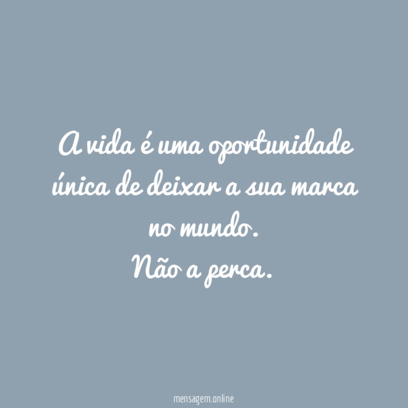 Oportunidade