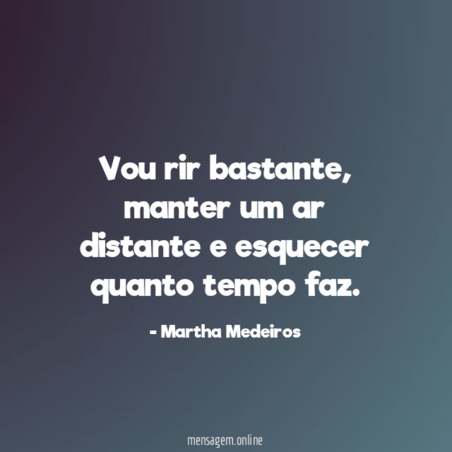 Vou rir bastante