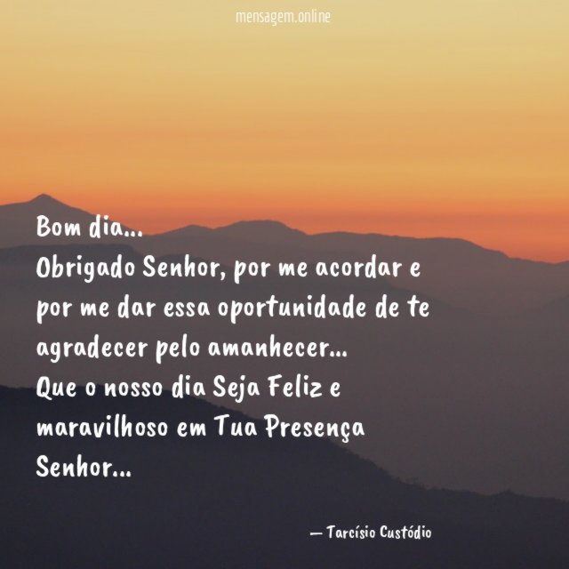 Bom dia
