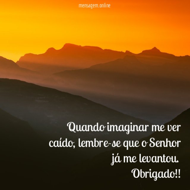 Quando imaginar me ver caído