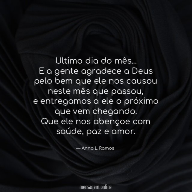 Ultimo dia do mês