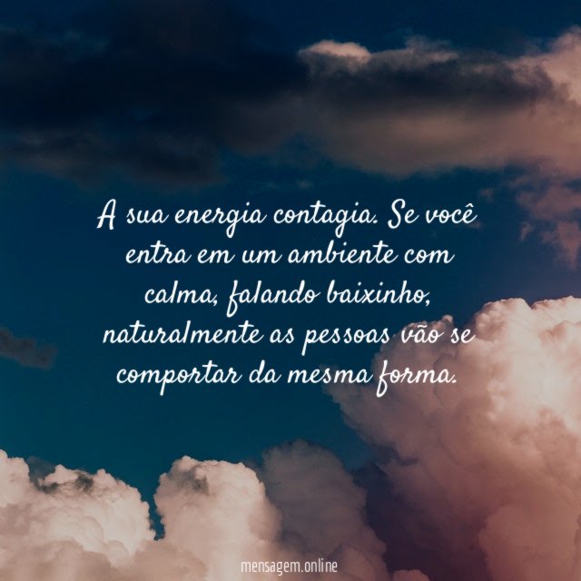 Espalhe sua calma
