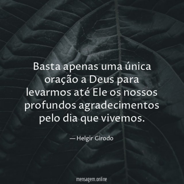 Basta apenas uma única oração a Deus para
