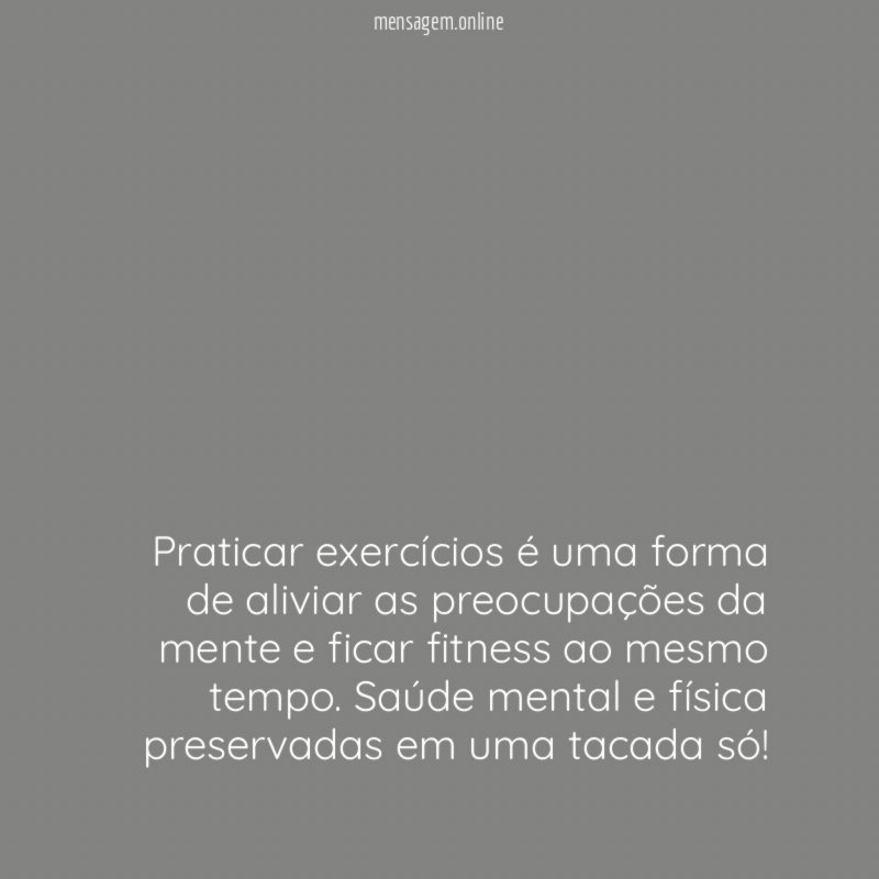 Saúde mental e física