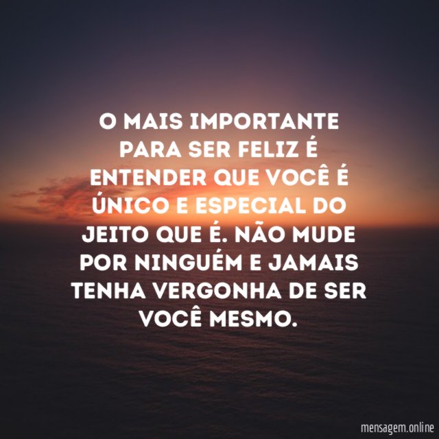 Seja você