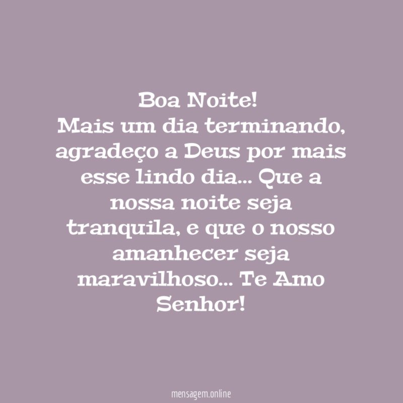 Boa Noite