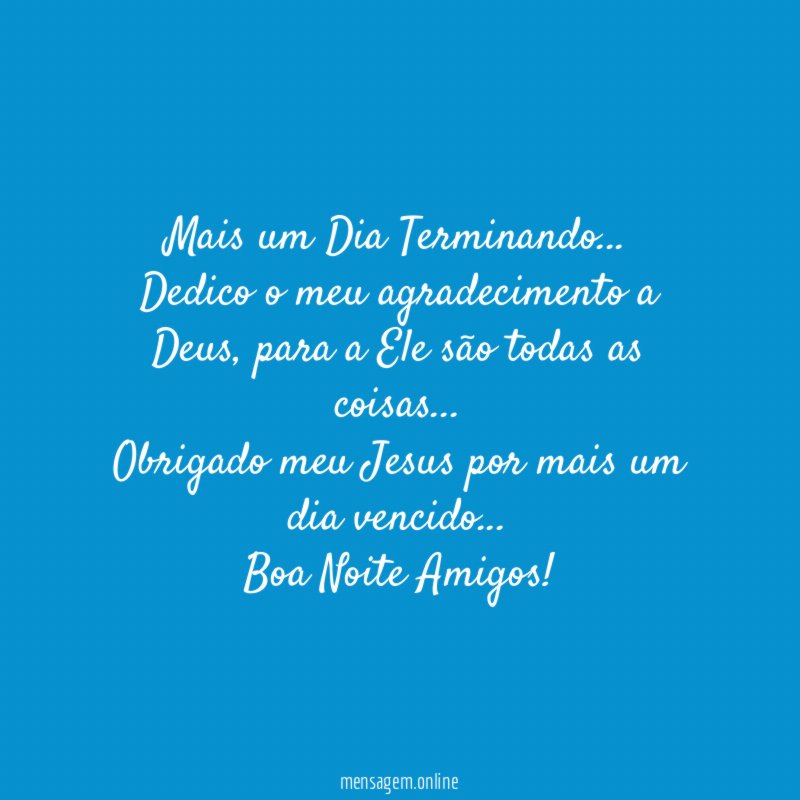 Mais um Dia Terminando