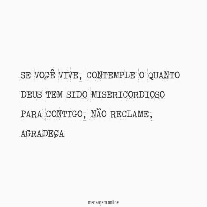 SE VOÇÊ VIVE