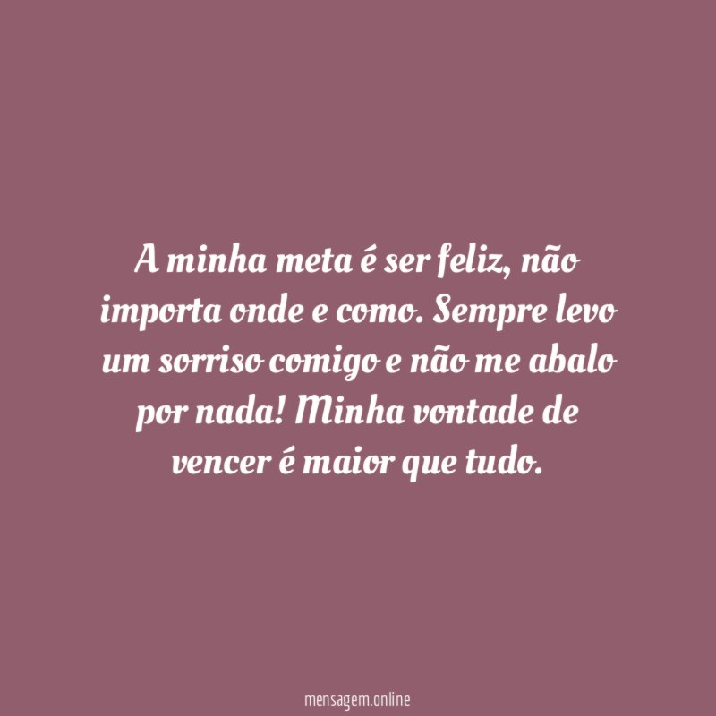 Ser feliz