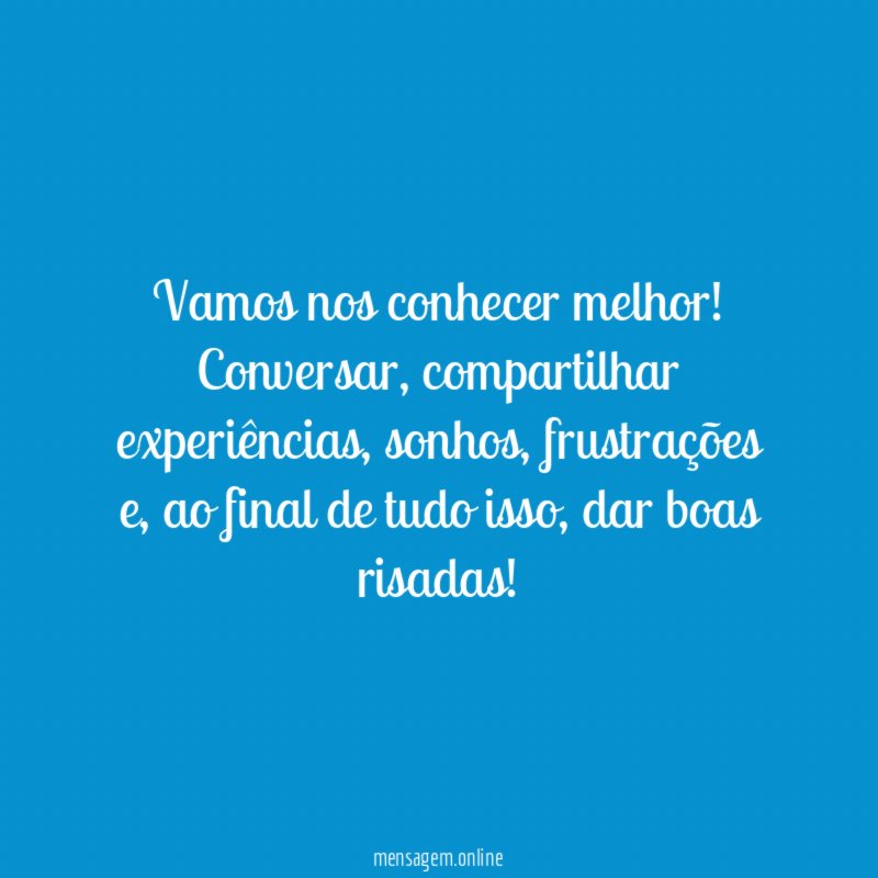 Conhecer melhor