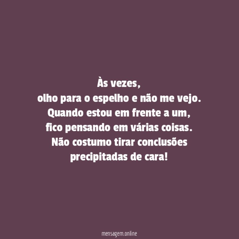Às vezes