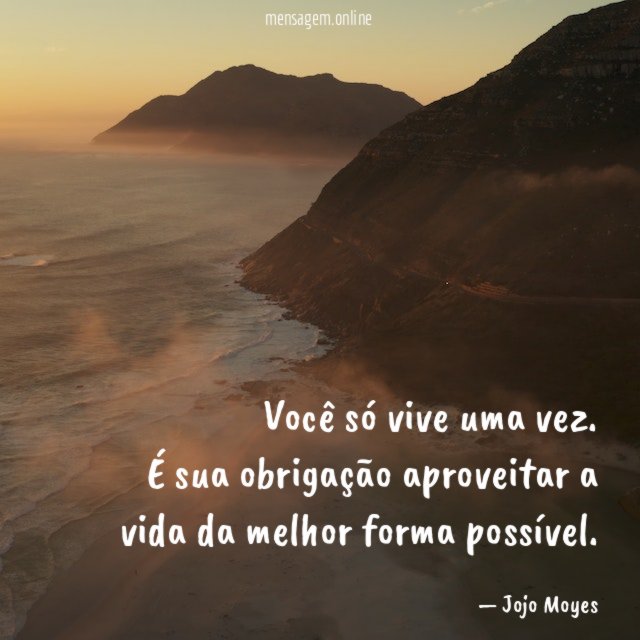 Você só vive uma vez