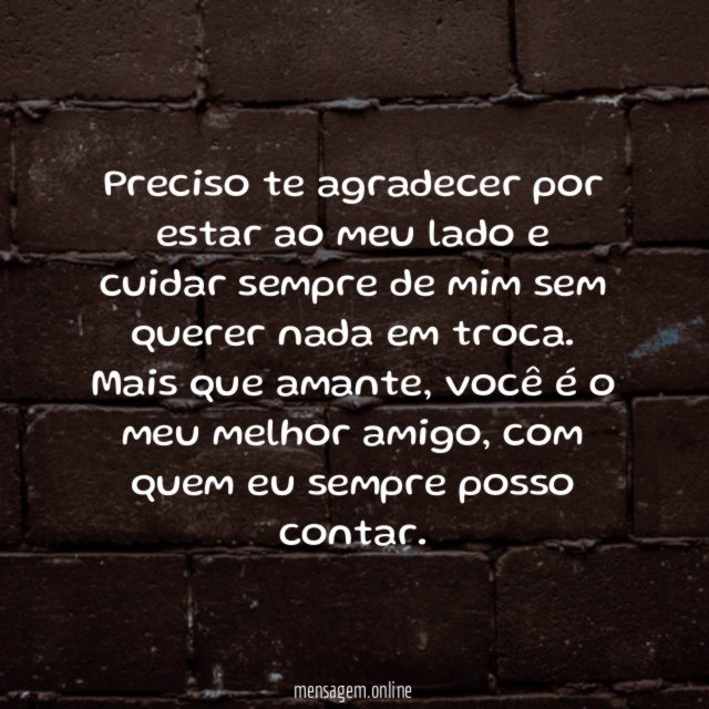 Obrigada por você