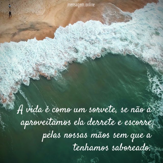 A vida é como um sorvete