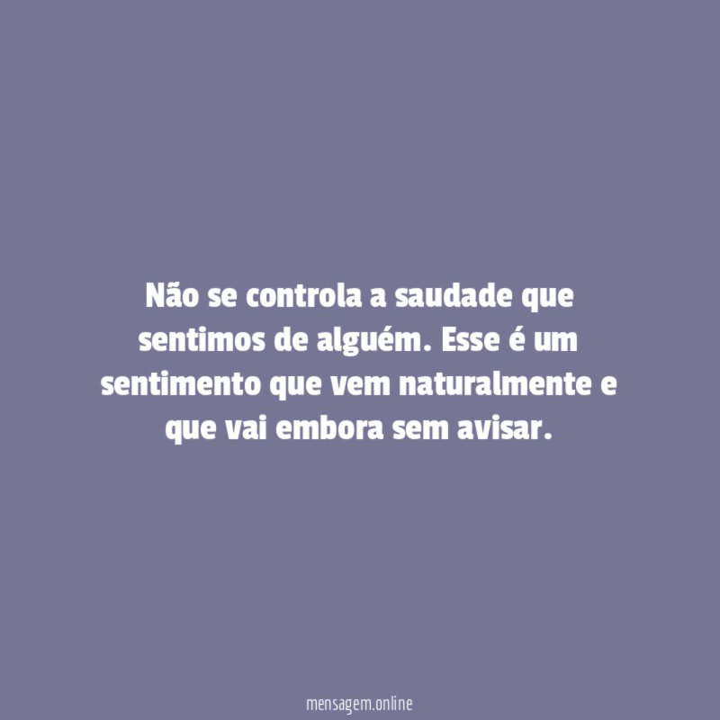 Sentimento incontrolável