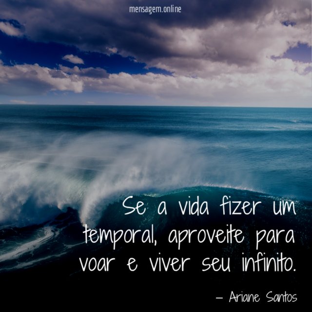 Se a vida fizer um temporal