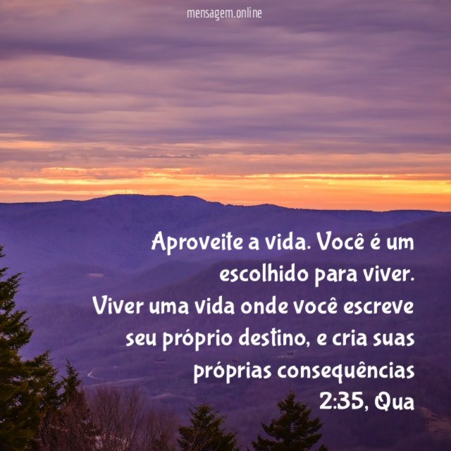 Aproveite a vida