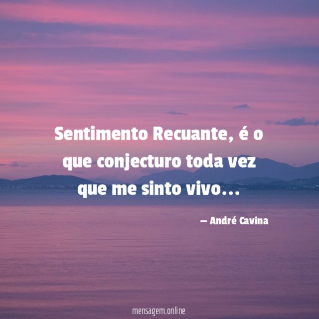 Sentimento Recuante