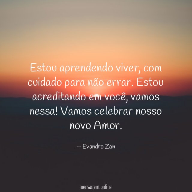 Estou aprendendo viver