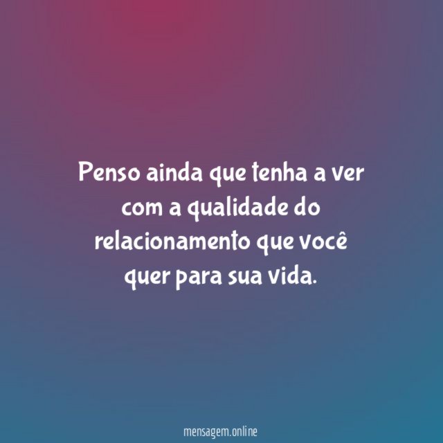 Penso ainda que tenha a ver com a