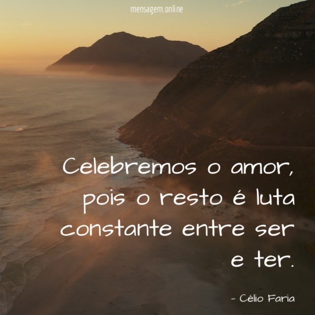 Celebremos o amor