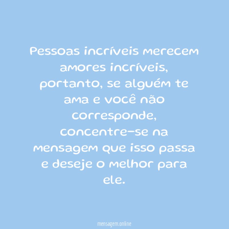 Amores incríveis