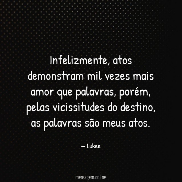 Infelizmente
