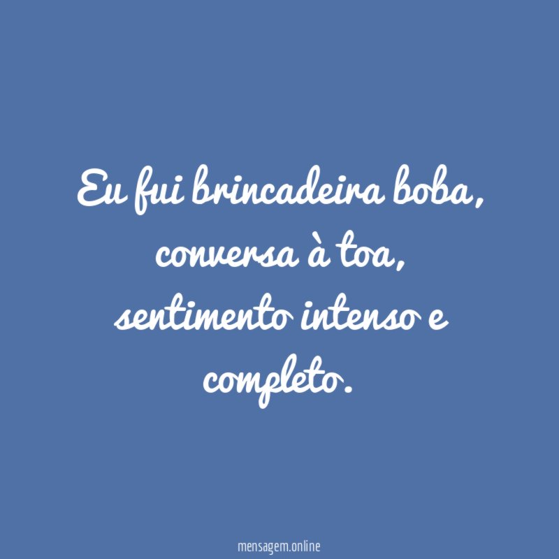 Estamos sempre no meio