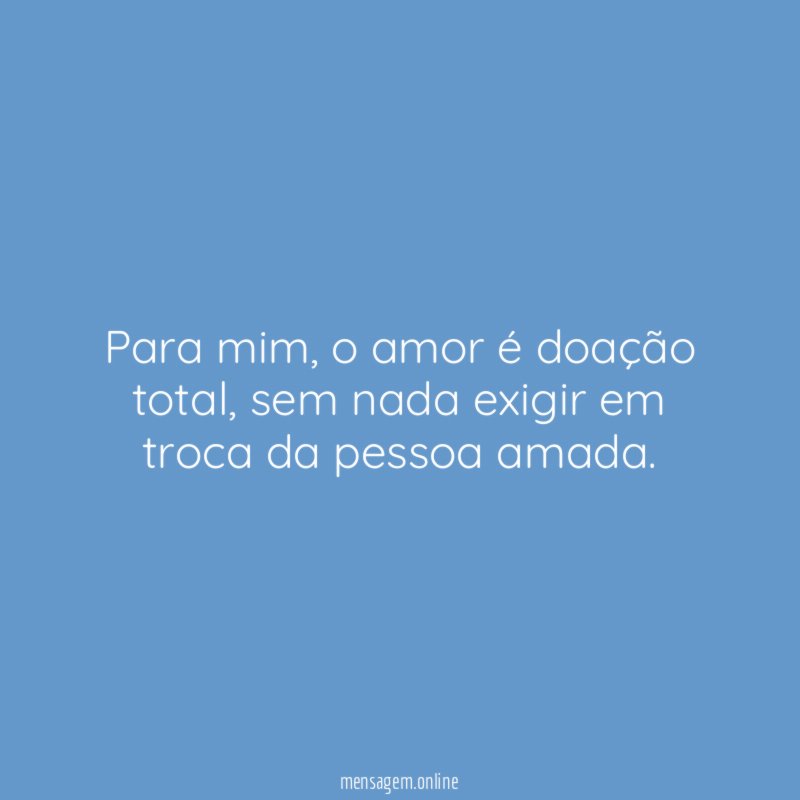 Para mim