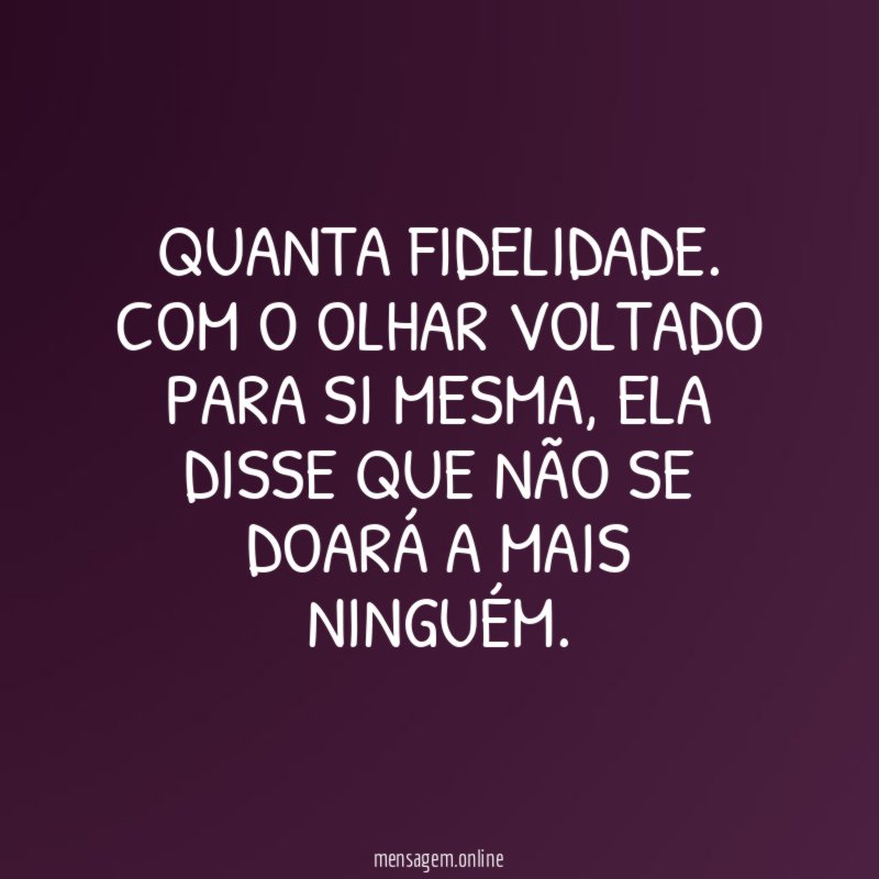 Quanta fidelidade